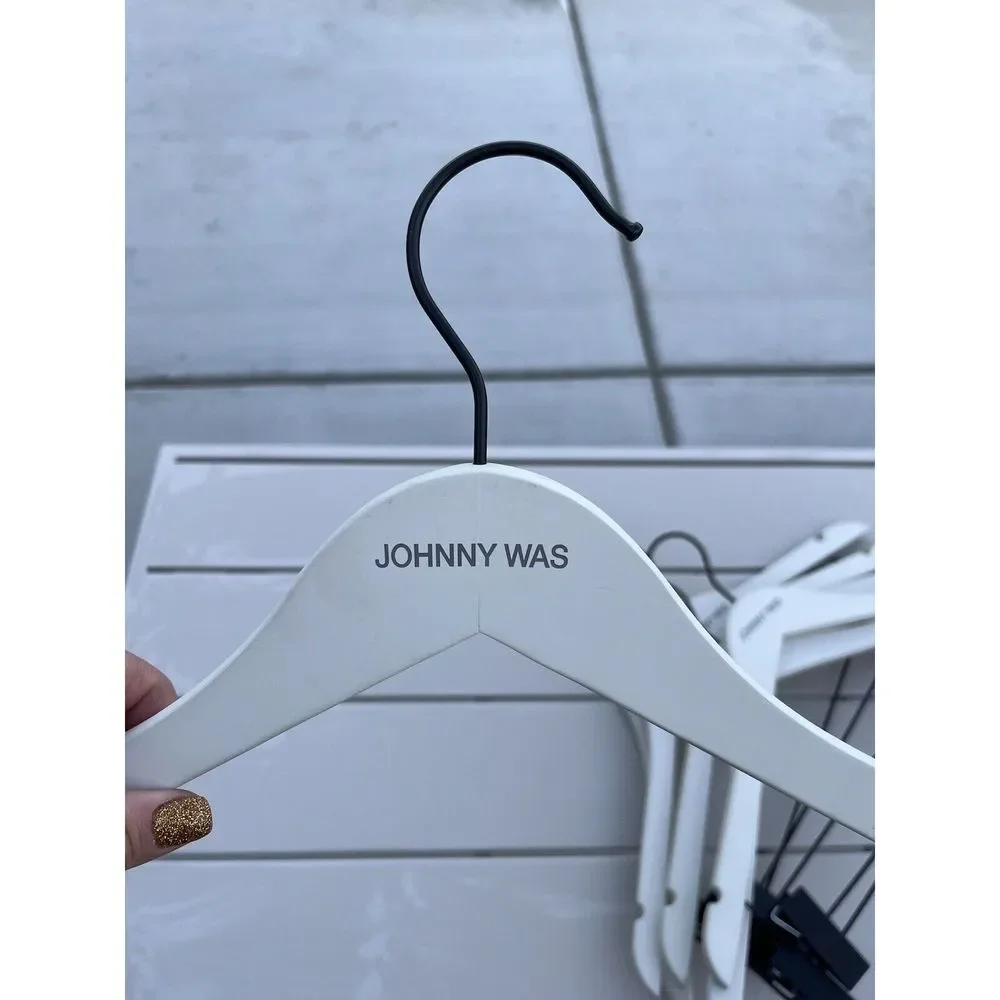 Johnny Was 6 Piece Hanger Set- One Size White
